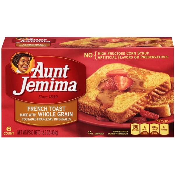 Aunt Jemima Made with Whole Grain French Toast (12.5 oz) Instacart