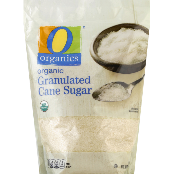 O Organics Cane Sugar, Granulated, Organic