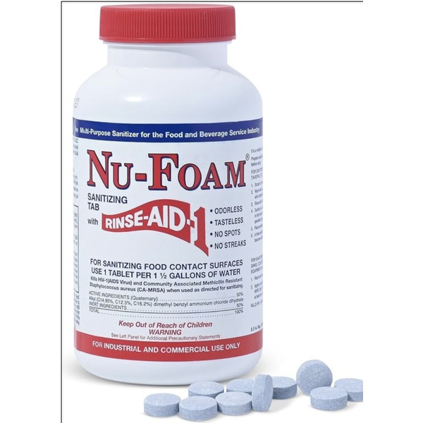 Nu-Foam Sanitizing Tablets - 100 ct