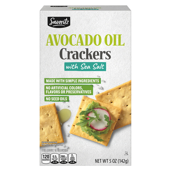 Savoritz Avocado Oil Sea Salt Cracker