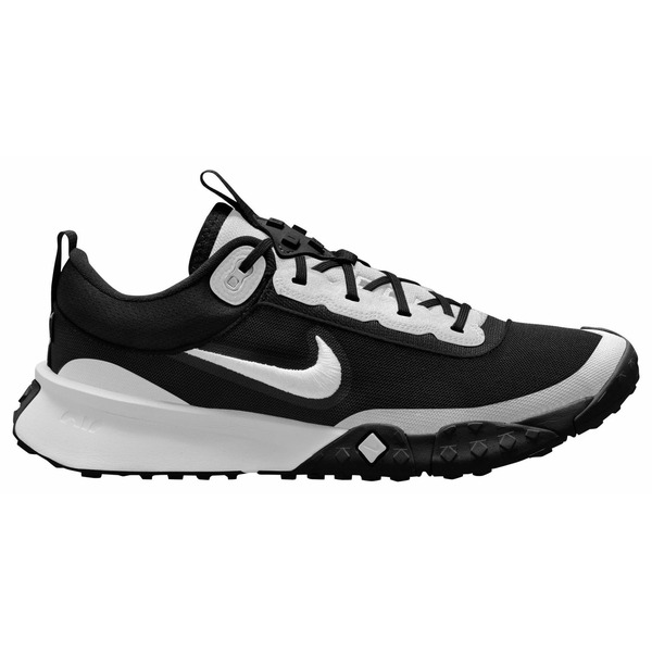 Nike Men's Air Diamond Varsity Turf Medium Width Baseball Shoes, Size 13 - Black, Smoke Grey & White