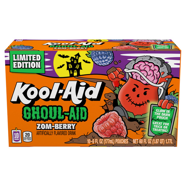 Berry Better!! 公式グッズ Kool-Aid Ghoul-Aid Scary Berry Flavored Kids 0% Juice Drink