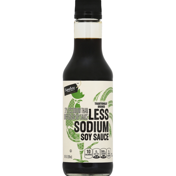 Signature SELECT Soy Sauce, Less Sodium, Traditionally Brewed