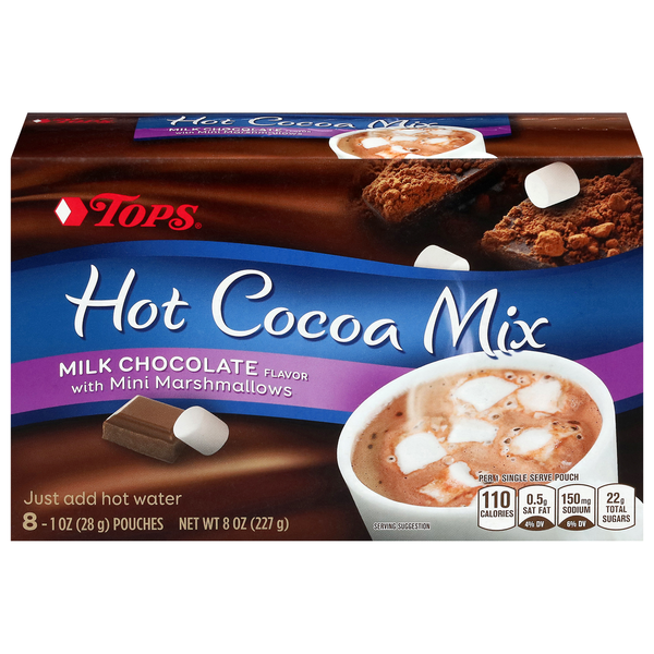TOPS Milk Chocolate With Mini Marshmallows Hot Cocoa Mix Same-Day