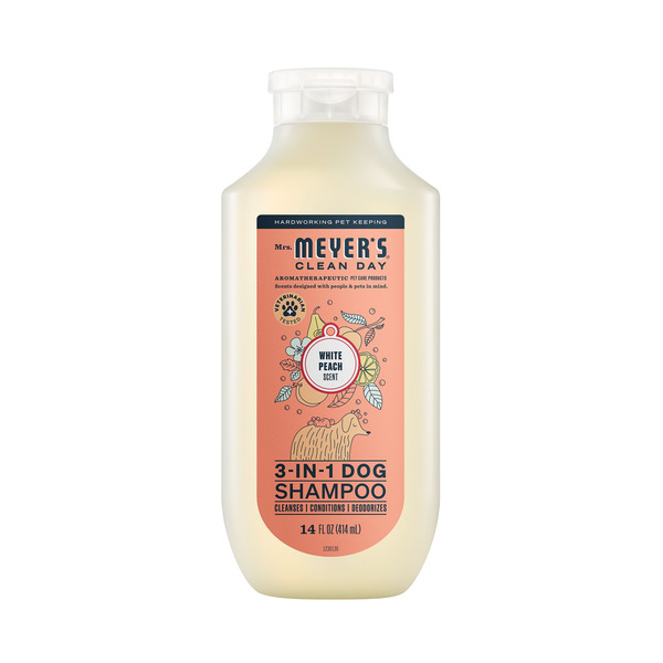 Mrs. Meyer's Clean Day 3-in-1 White Peach Scent Dog Shampoo
