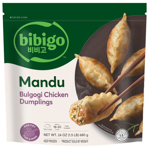 Bibigo Frozen Mandu Bulgogi Chicken Dumplings Same-Day Pickup