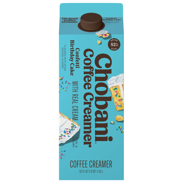 Chobani Confetti Birthday Cake Coffee Creamer, 52 fl oz