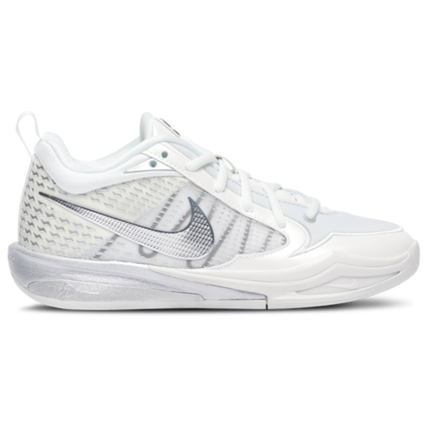 Nike Kids' Grade School Sabrina 4 'Light Work' Basketball Shoes, Size 6, Medium/D - White/Silver/Black