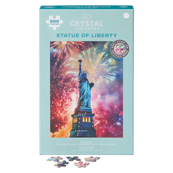 Hinkler 500pc Gemstone Puzzle- Liberty Statue Same-Day Delivery or