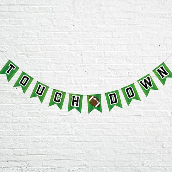 Celebrate It Touchdown Paper Banner
