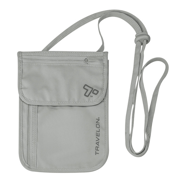 Travelon RFID Blocking Undergarment Neck Pouch - Gray