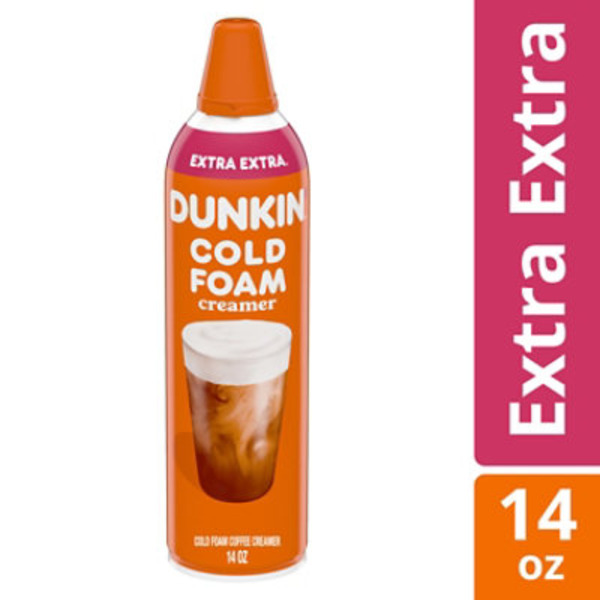 Dunkin' Extra Extra Cold Foam Coffee Topper & Creamer