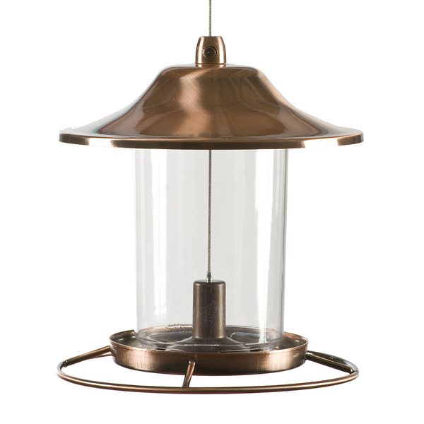 Perky-Pet Copper Panorama Bird Feeder