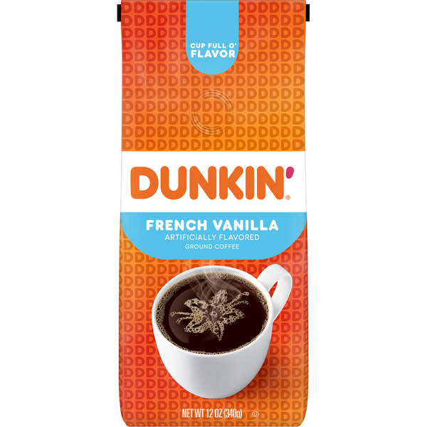 Dunkin' French Vanilla Artificially Flavored Ground Coffee