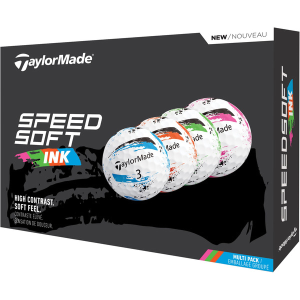 Taylor Made 2024 SpeedSoft Ink Golf Balls - Multicolor