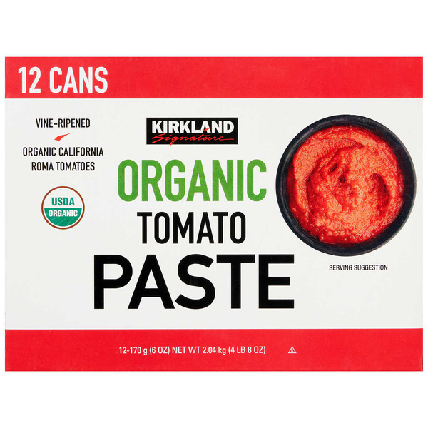 Costco Kirkland Signature Organic Tomato Paste, 12 x 6 oz SameDay