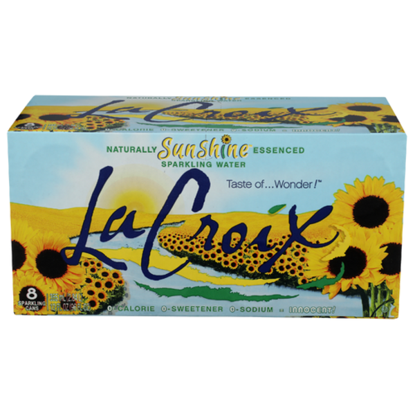 La Croix Sunshine Sparkling Water 8 Pack