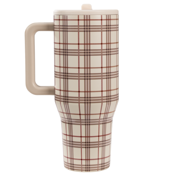 HydroJug Stainless Steel Traveler - Blair Brown Plaid Same-Day
