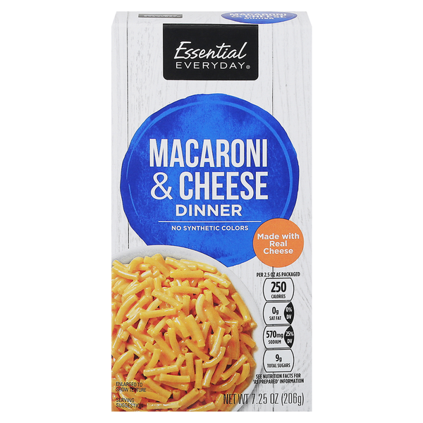 Essential Everyday Macaroni & Cheese Dinner Same-Day Delivery | El
