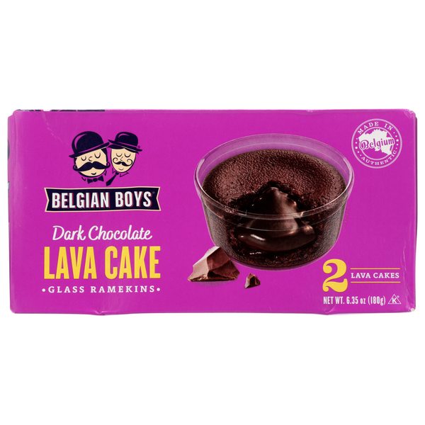 Belgian Boys Dark Chocolate Lava Cake Same-Day Delivery or Pickup