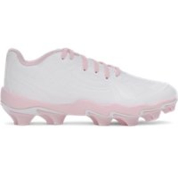 Under Armour Kids' Glyde Sola RM Softball Cleats, Size 3.5, Medium/D - White/Prime Pink