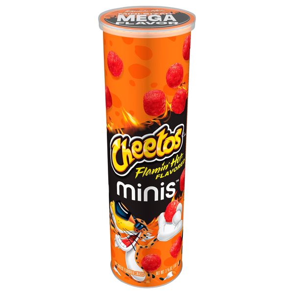 Cheetos Flamin' Hot Flavored Minis Cheese Flavored Snacks Same-Day