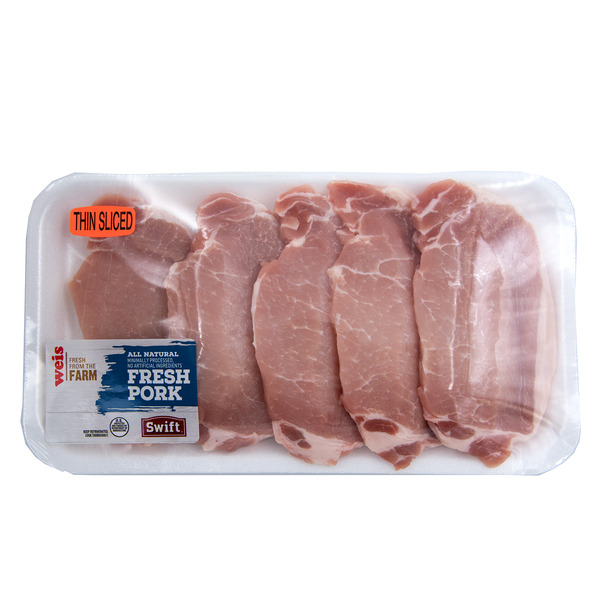 Swift Thin Sliced Boneless Pork Chops