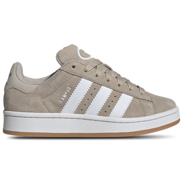 adidas Kids' Grade School Campus 00s Medium Width Shoes, Size 7 - Beige & White