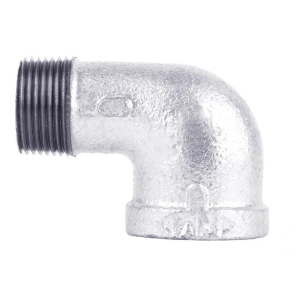 LDR Galvanized 90 Degree Street Elbow - Gold - 3/4"