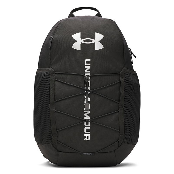 Under Armour Hustle Sport 6.0 Backpack - Black/Black/Metallic Silv