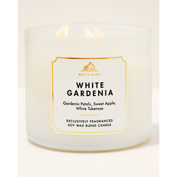 White Gardenia 3-Wick Candle