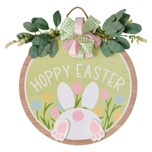 KIRKTON HOUSE Easter Circle Sign, HoppyEasterTail Same-Day