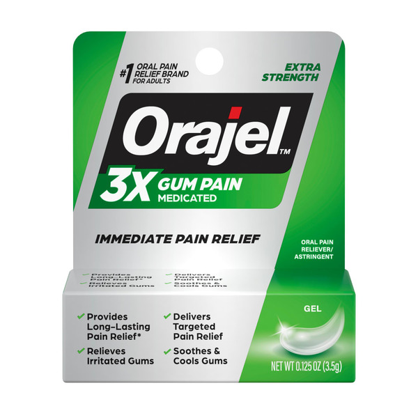 Orajel 3X Medicated Gum Pain Gel Same-Day Delivery | Family Dollar
