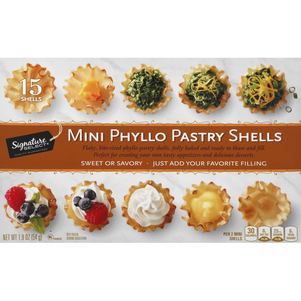Signature Kitchens Pastry Shells, Mini Phyllo