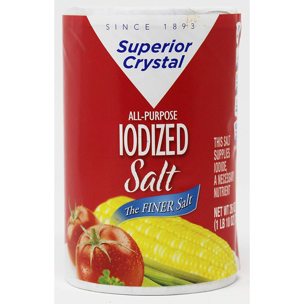 Superior Crystal - Iodized Salt - 26 Oz