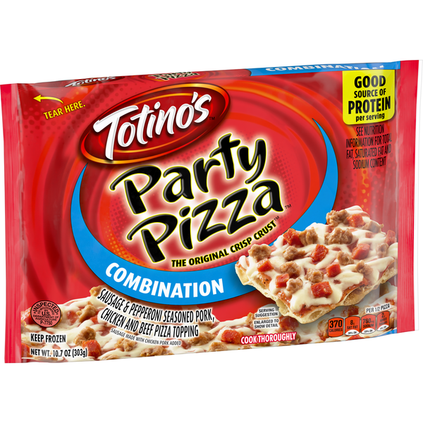 Totino's Party Pizza Combination Thin Crust Frozen Pizza