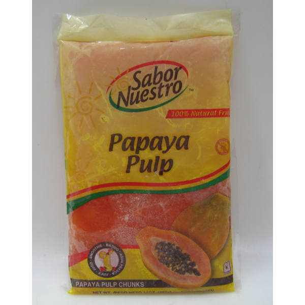 Frozen Sabor Nuestro - Papaya Pulp - 14 oz Pack