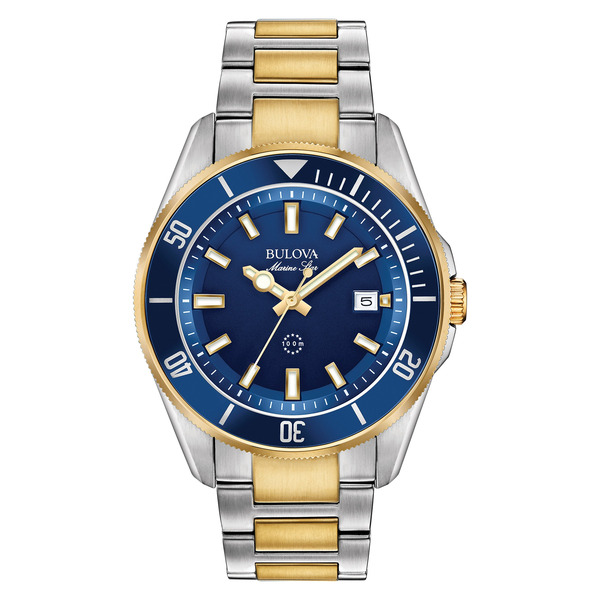 Bulova Marine Star Blue Dial Men's Watch