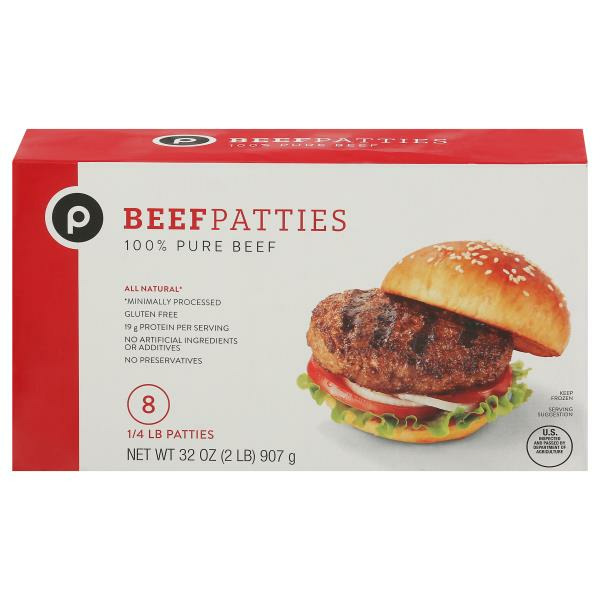 Publix Publix 100 Pure Beef Patties SameDay Delivery or Pickup