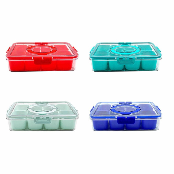 8-Section Snackle Box With Lid Same-Day Delivery | Dollar Tree
