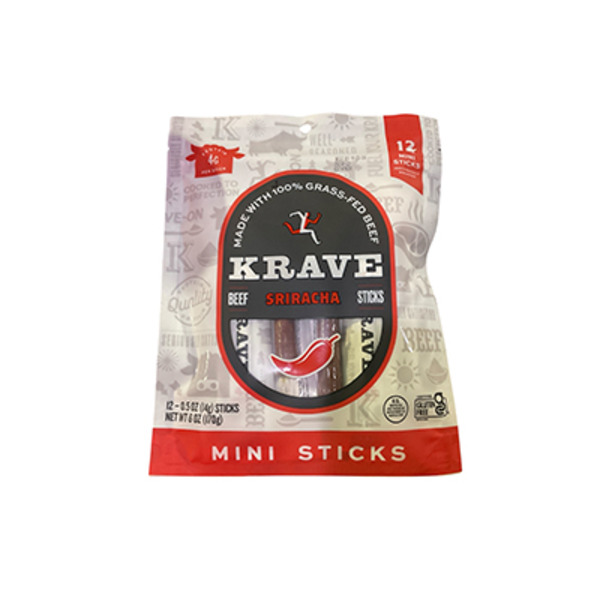 KRAVE Grass-Fed Sriracha Mini Beef Sticks