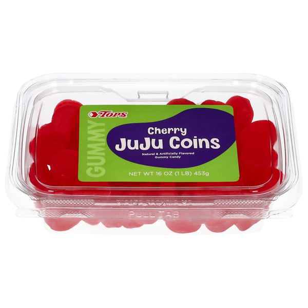 TOPS Gummy Candy, Juju Coins, Cherry Same-Day Delivery or Pickup