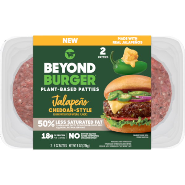 Beyond Meat Jalapeno Cheddar-Style Plant-Based Burger Patties 2 Pack  Same-Day Delivery or Pickup | Sprouts Farmers Market