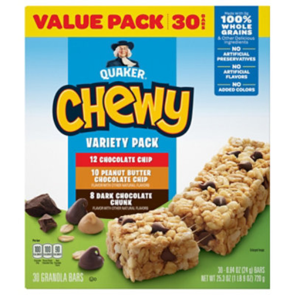 Quaker Chewy Variety Pack Granola Bars