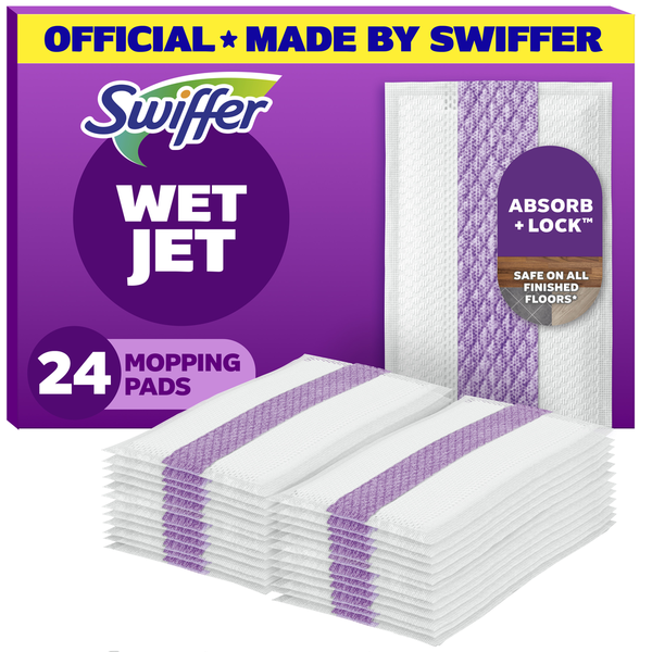 Swiffer Wet Jet Cleaning Mop Pad Refill Unscented (24-count)