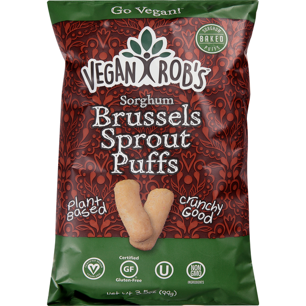Vegan Rob's Sorghum Puffs, Brussels Sprout