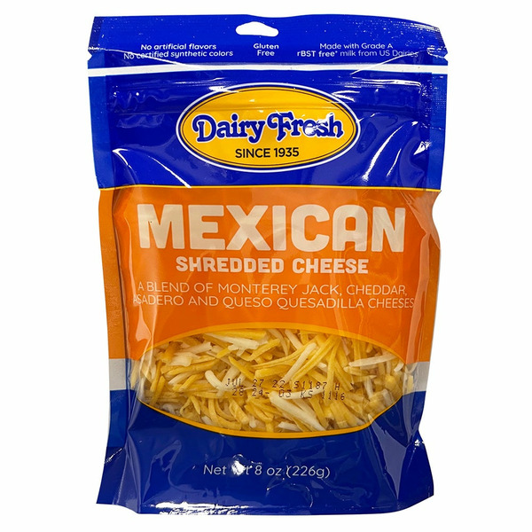 Dairy Fresh Shredded Cheese, Mexican