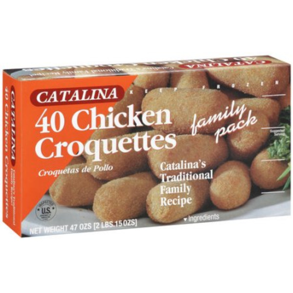 Frozen Catalina - Chicken Croquettes - 40 ct