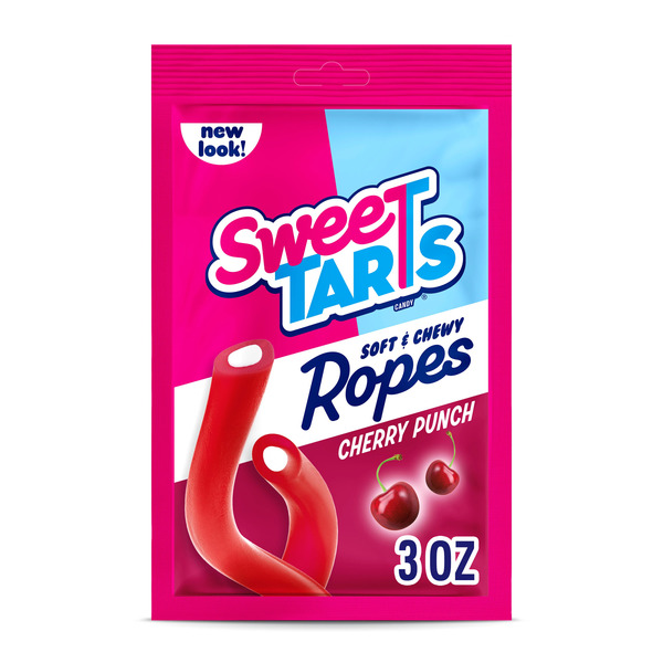 SweeTARTS Ropes Candy Cherry Punch Soft And Chewy Same-Day