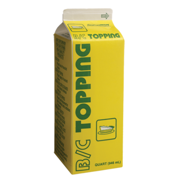 B/C TOPPING FLAVORLESS CAKE INCING